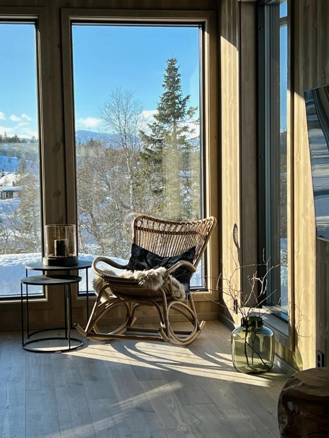Brand New Cabin On The Sunny Side Of Gaustatoppen With A Beautiful View Ferienhaus *
